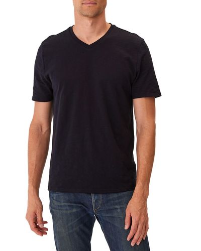 Threads For Thought V-neck Organic Cotton T-shirt - Black