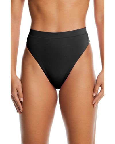Nike Essential High Waist Bikini Bottoms - Black