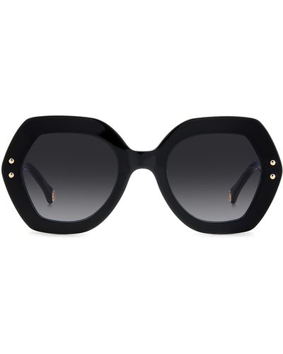 Carolina Herrera 52mm Square Sunglasses - Black