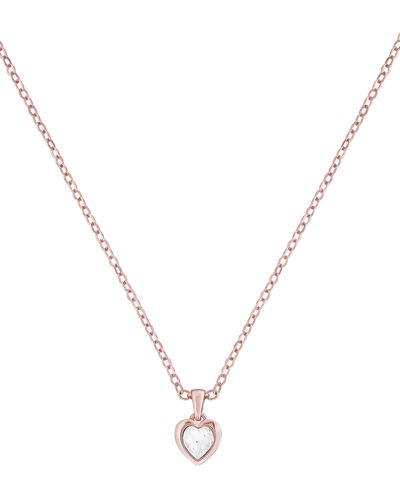 Ted Baker Hannela Swarovski Crystal Heart Pendant Necklace - Blue