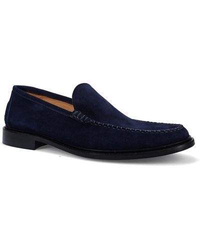 Ron White Henley Suede Loafer - Blue