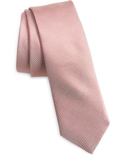 BOSS Solid Tie - Pink