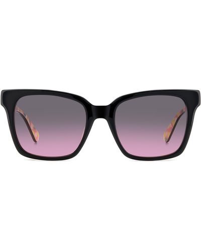 Kate Spade Harlow Gs 55mm Gradient Polarized Square Sunglasses - Multicolor