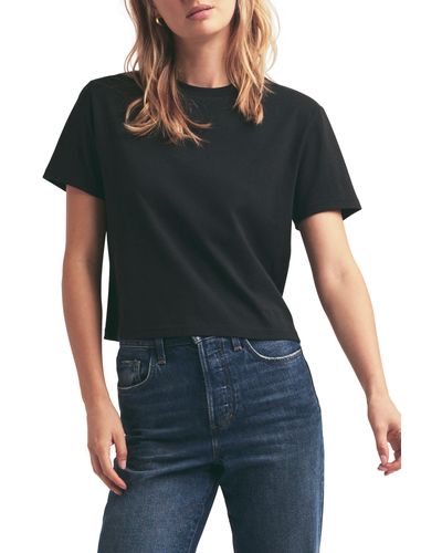 FAVORITE DAUGHTER The Favorite Organic Cotton T-shirt - Black