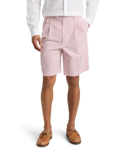 Berle Seersucker Shorts - Pink