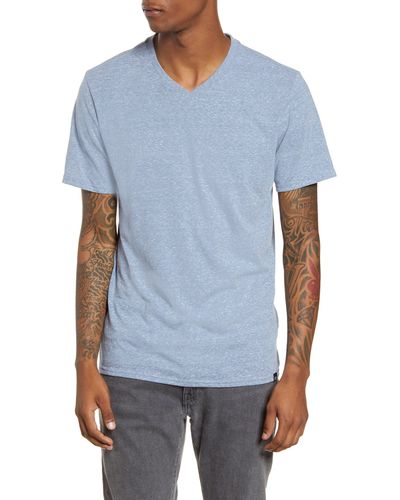 Threads For Thought Slim Fit V-neck T-shirt - Blue