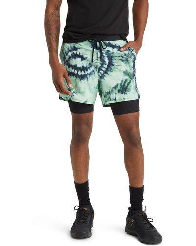 Stance Flux Liner Athletic Shorts - Green