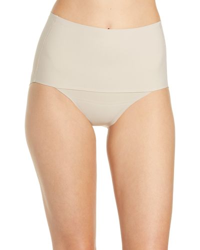 Proof Period & Leak Resistant High Waist Super Light Absorbency Smoothing Underwear - Natural
