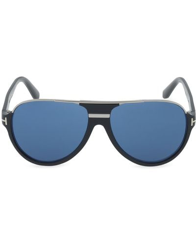 Tom Ford 'dimitry' 59mm Aviator Sunglasses - Blue