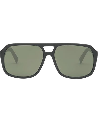 Electric Dude 48mm Small Polarized Aviator Sunglasses - Green