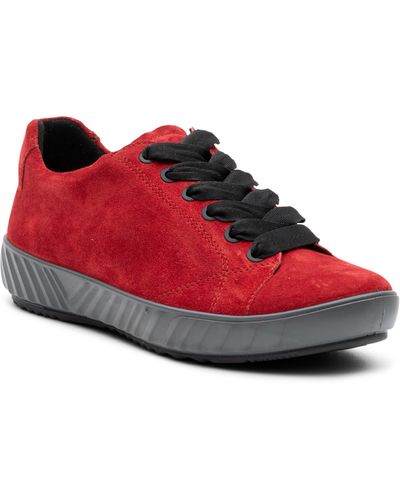 Ara Alexandria Suede Sneaker - Red