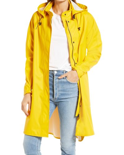 Ilse Jacobsen Hooded Raincoat - Yellow