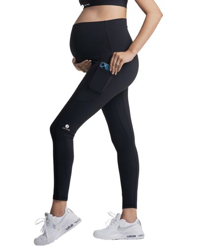 PREGGO LEGGINGS Sima Active High Waist Maternity/postpartum leggings - Blue