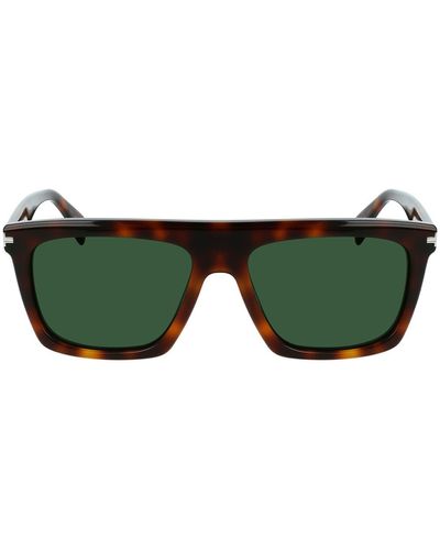 Lanvin 57mm Rectangular Sunglasses - Green