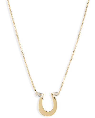 Jennifer Zeuner Maverick Pendant Necklace - Metallic