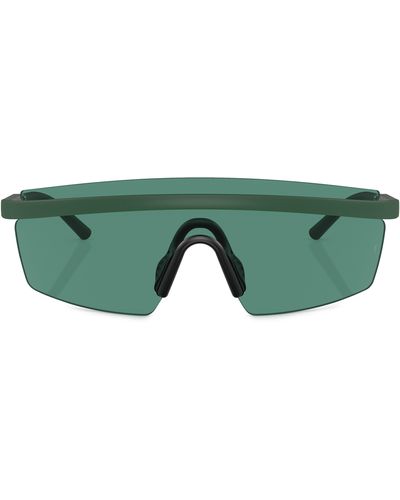 Oliver Peoples Roger Federer 135mm Shield Sunglasses - Green