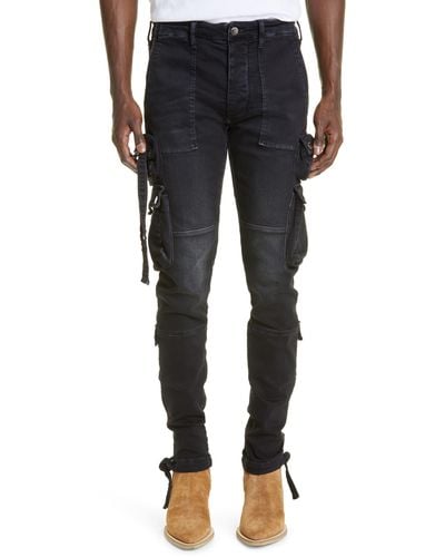 Amiri Tactical Cargo Skinny Jeans - Black