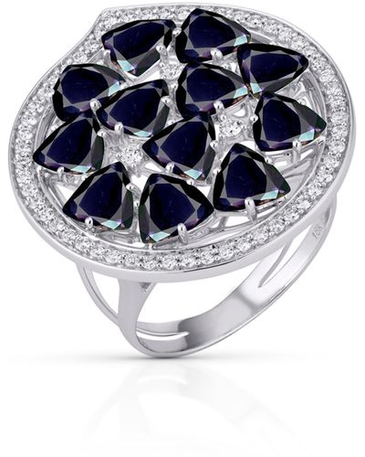 Hueb Mirage Diamond & Violet Iolite Cocktail Ring - Blue