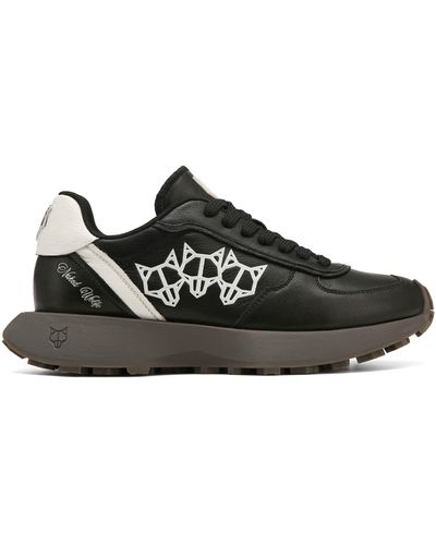 Naked Wolfe Prime Leather Sneaker - Black