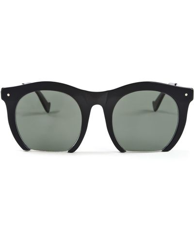 Grey Ant Foundry 51mm Round Sunglasses - Black