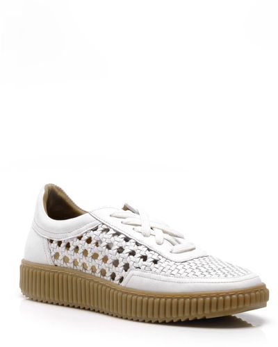 Free People Wimberly Woven Sneaker - White