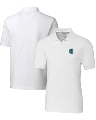 Cutter & Buck Charlotte Knights Drytec Advantage Tri-blend Pique Polo At Nordstrom - White