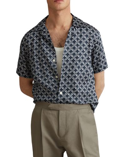 Reiss Tintipan Regular Fit Camp Shirt - Multicolor