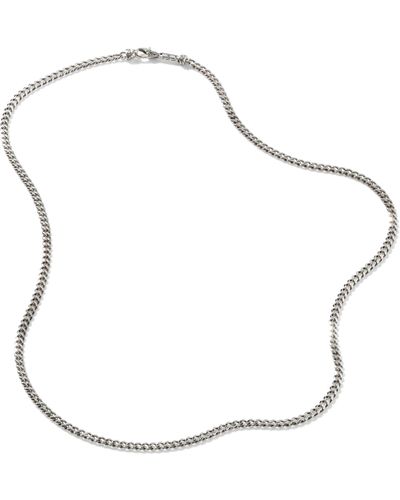 John Hardy Sterling Curb Chain Necklace At Nordstrom - White