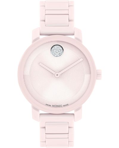 Movado Bold Evolution 2.0 Bracelet Watch - Pink