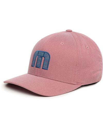 Travis Mathew Caribbean Fitted Hat - Pink
