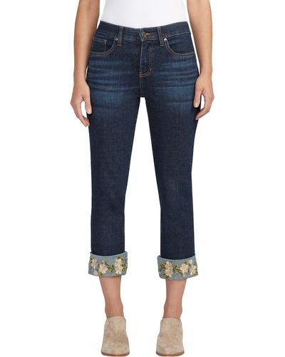 Jag Plus Maya Mid Rise Capri Jeans