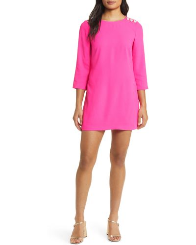 Lilly Pulitzer Lilly Pulitzer Annwyn Button Romper - Pink