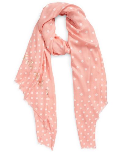 Pink Kate Spade Scarves and mufflers for Women Lyst