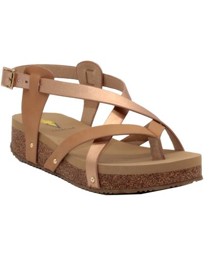 Volatile Engie Strappy Sandal - Brown