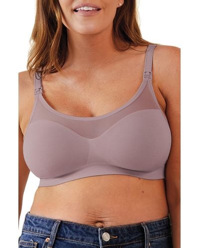 Bravado Designs Body Silk Sheer Seamless Maternity/nursing Bra - Purple