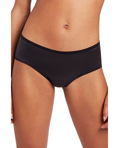 Wolford Sheer Touch Hipster Briefs - Black