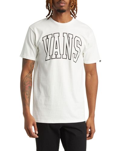 Vans Logo Cotton Graphic T-shirt - White