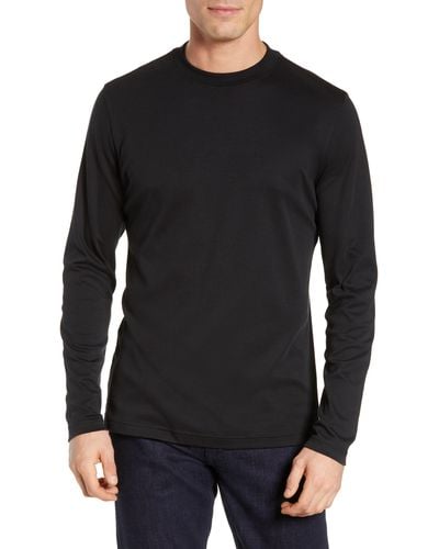 Robert Barakett Georgia Long Sleeve T-shirt - Black