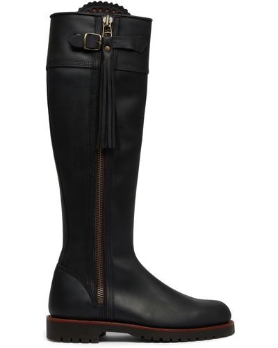 Penelope Chilvers Tassel Knee High Boot - Black