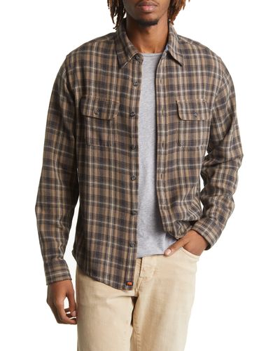 The Normal Brand Mountain Regular Fit Flannel Button-up Shirt - Multicolor