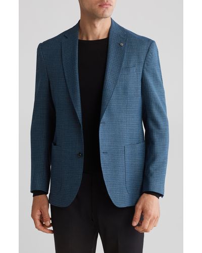 Ted Baker Keith Wool Blend Sport Coat - Blue