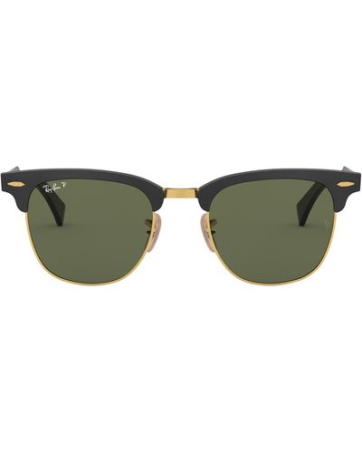 Ray-Ban Clubmaster 51mm Square Sunglasses - Green
