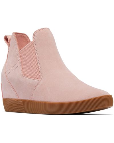 Sorel Out N About Slip-on Wedge Shoe Ii - Pink