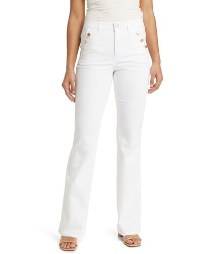 Wit & Wisdom 'ab'solution Skyrise Flare Jeans - White
