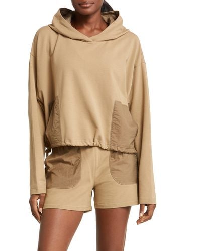 Outdoor Voices Boxy Hoodie - Natural