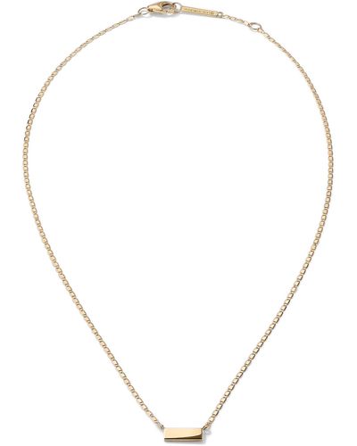 Lana Jewelry Malibu Tag Necklace - Yellow