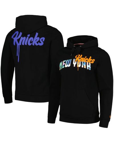 FISLL Unisex New York Knicks Reflective Metallic Pullover Hoodie At Nordstrom - Black