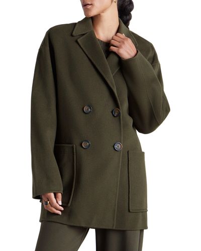 Splendid X Kate Young Wool & Cashmere Coat - Green