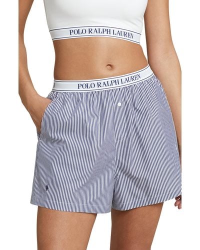 Polo Ralph Lauren Boxer Pajama Shorts - Blue