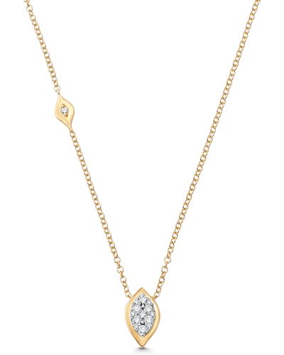 Sara Weinstock Reverie Marquise Diamond Pendant Necklace - Metallic